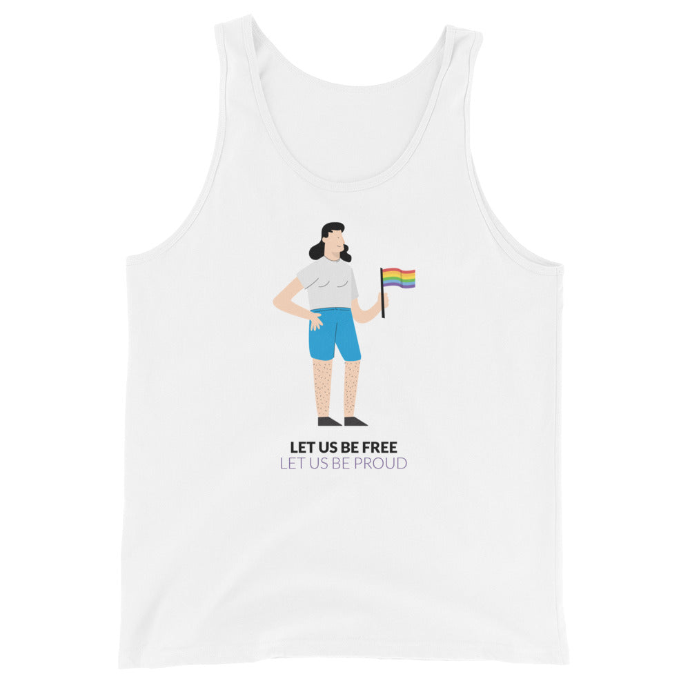 Let Us Be Free Let Us Be Proud Unisex Tank Top