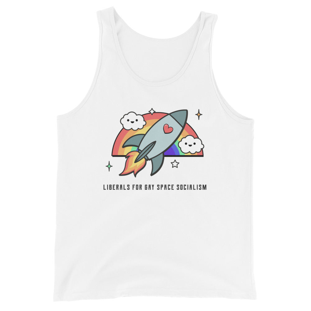 Liberals For Gay Space Socialism Unisex Tank Top
