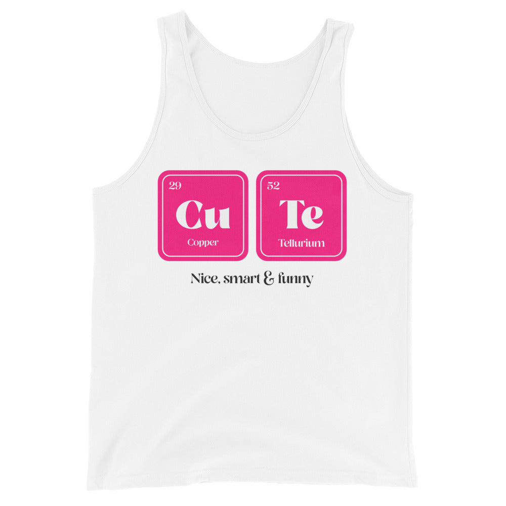 CuTe Nice Smart & Funny Unisex Tank Top