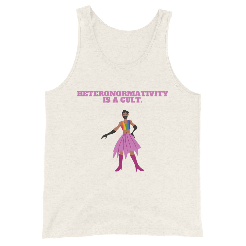 Heteronormativity Is A Cult Unisex Tank Top