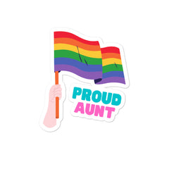 Proud Aunt Bubble-Free Stickers