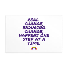 Real Change, Enduring Change Postcard