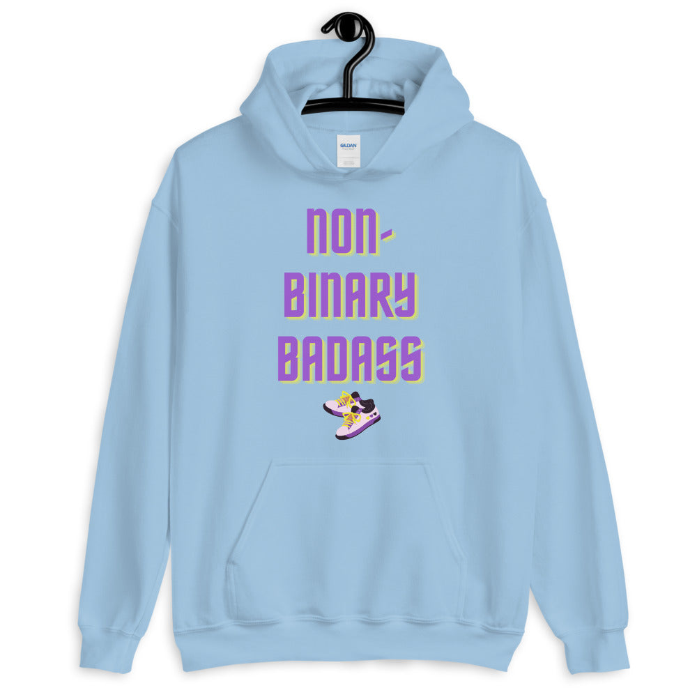 Non-Binary Badass Unisex Hoodie