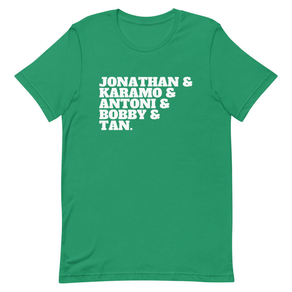 Jonathan & Karamo & Antoni & Bobby & Tan T-Shirt
