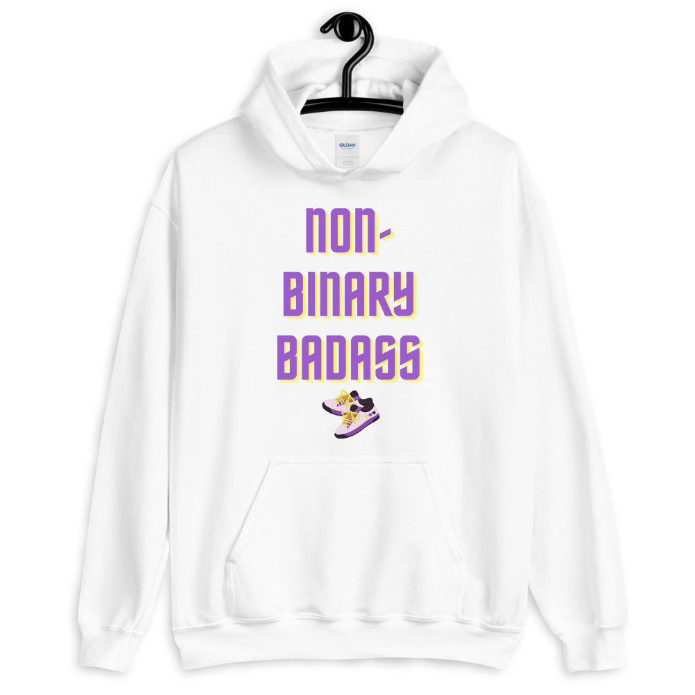 Non-Binary Badass Unisex Hoodie