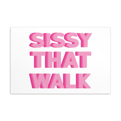 Sissy That Walk Postcard