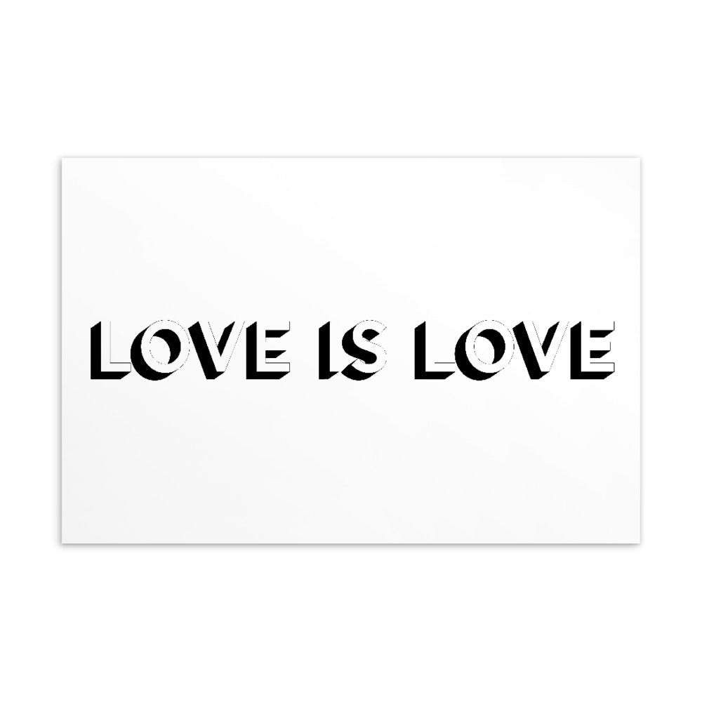 Love Is Love Postcard