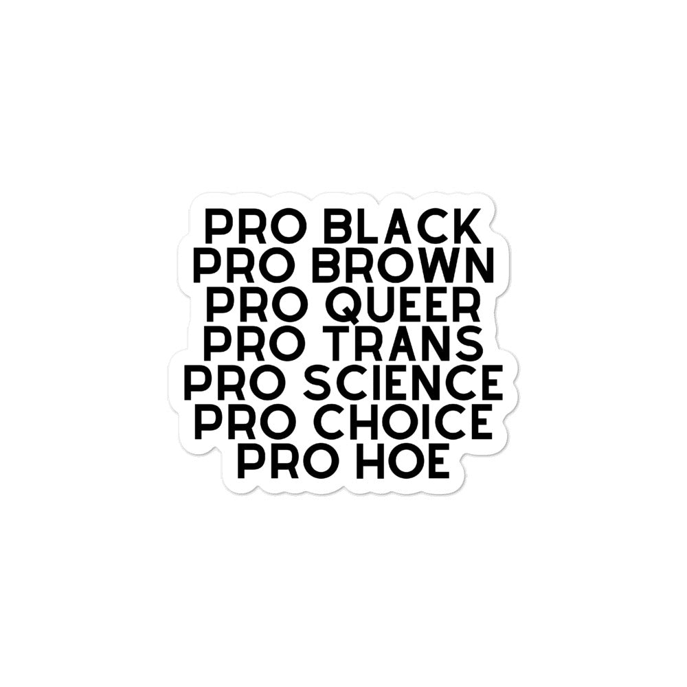 Pro Hoe Bubble-Free Stickers