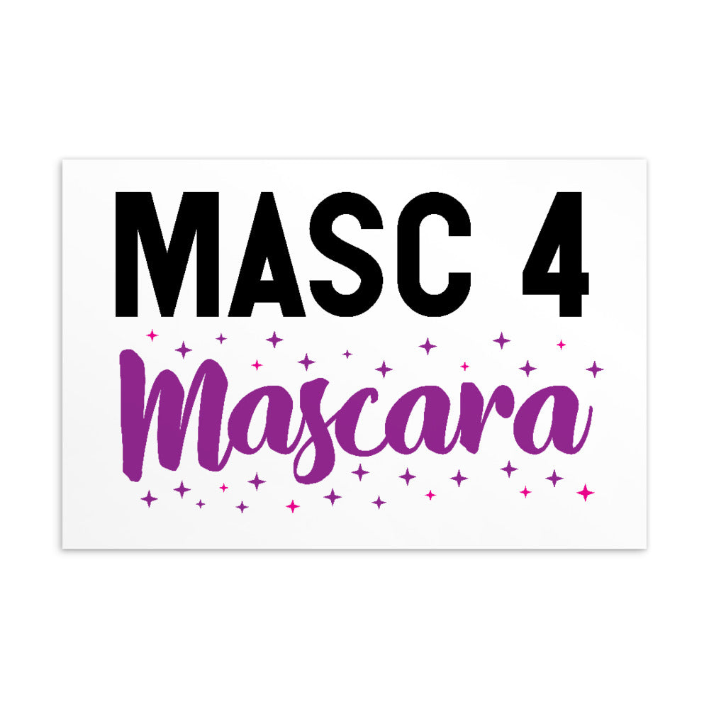 Masc 4 Mascara Postcard