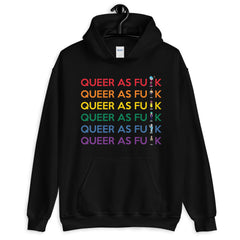 Queer As Fu#k Unisex Hoodie