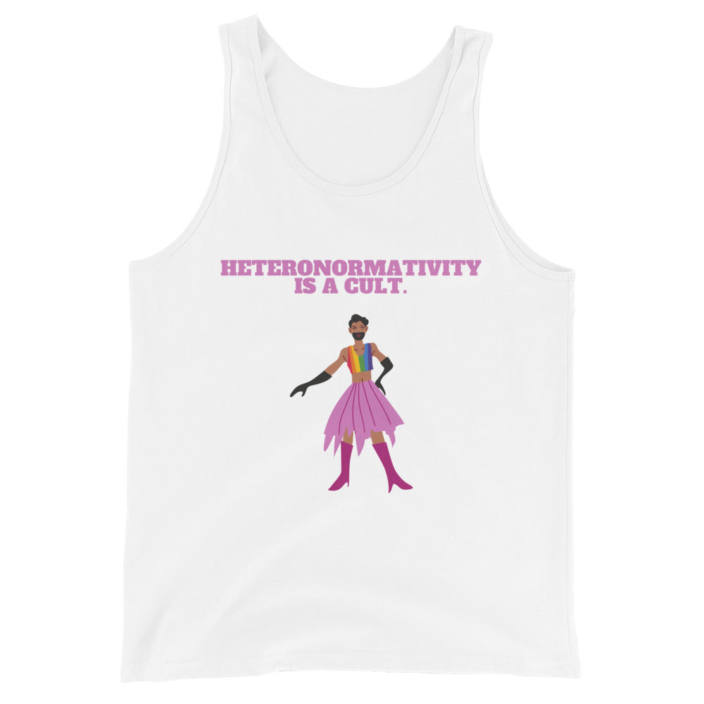 Heteronormativity Is A Cult Unisex Tank Top