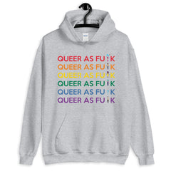 Queer As Fu#k Unisex Hoodie