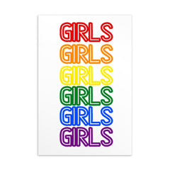 Girls Girls Girls Postcard