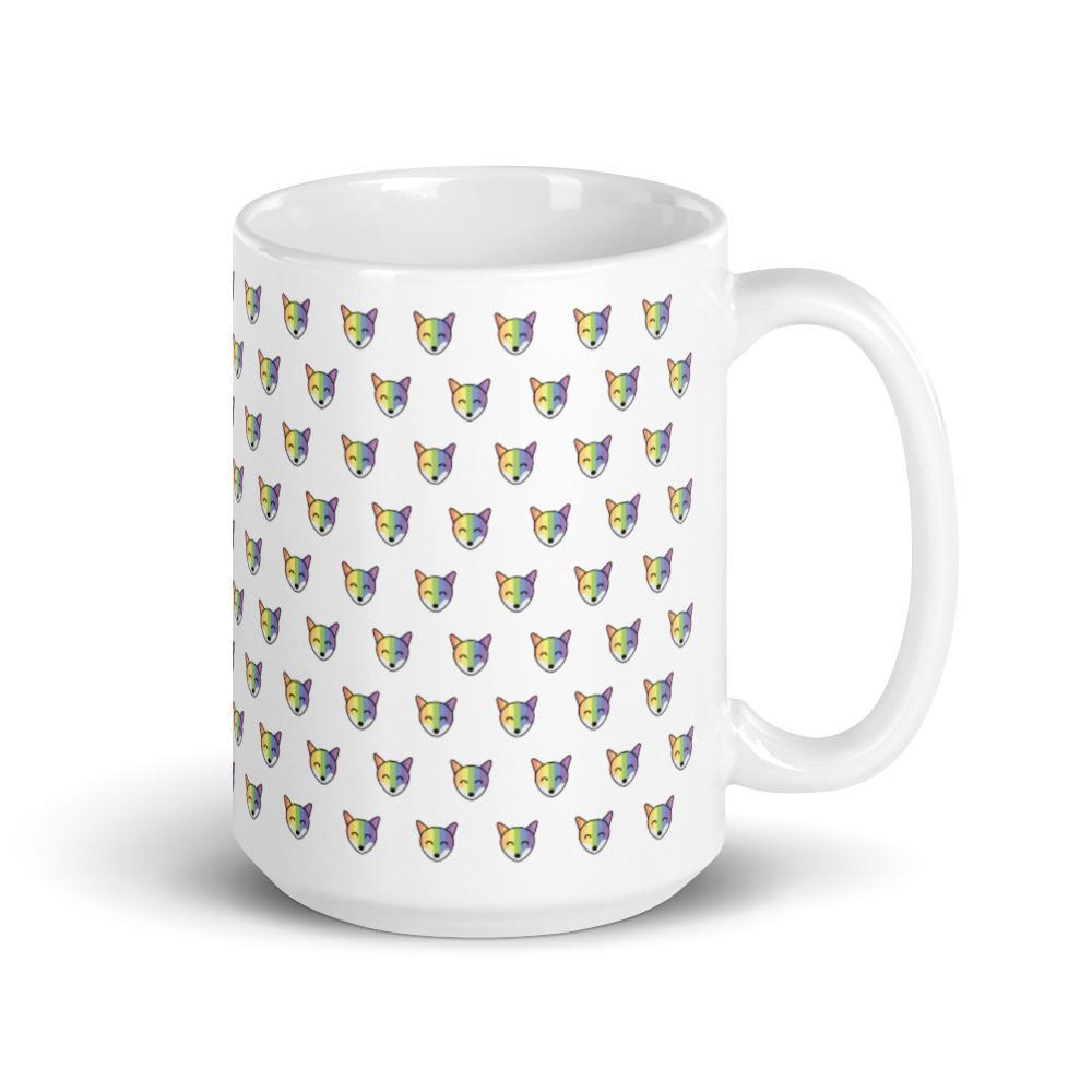 Rainbow Fox Mug