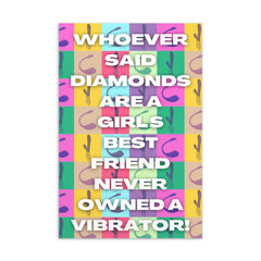 Never Owned A Vibrator Postcard