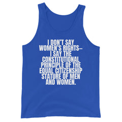 Women's Rights Unisex Tank Top