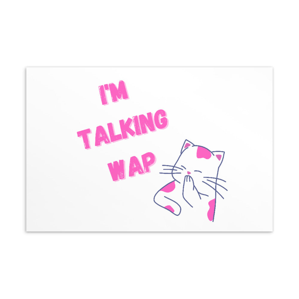 I'm Talking WAP! Postcard