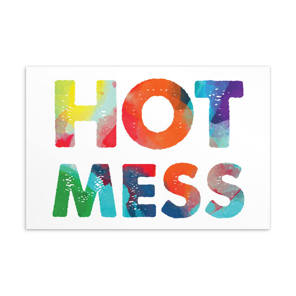 Hot Mess Postcard