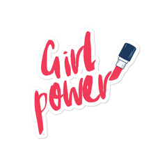 Girl Power Bubble-Free Stickers