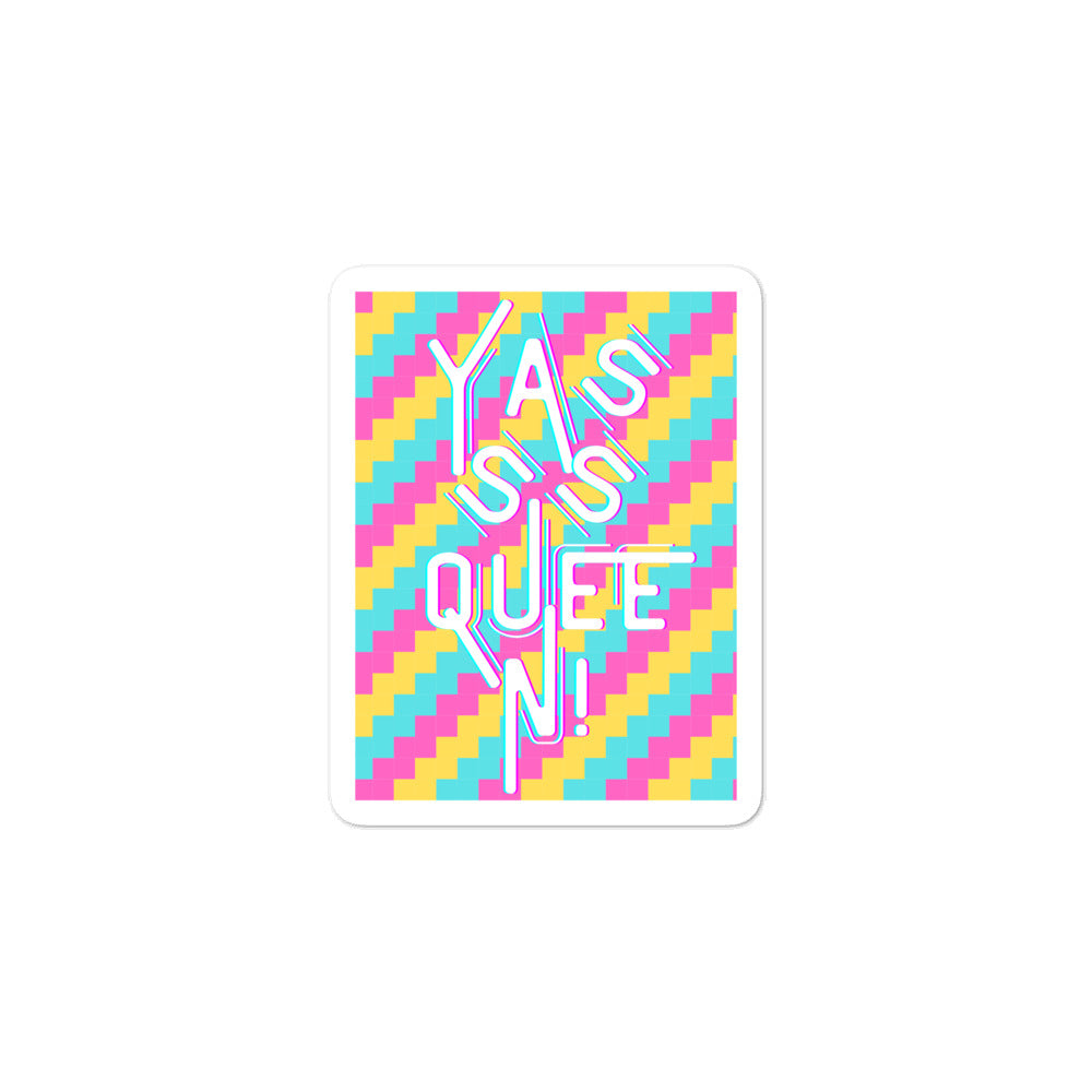 Yasss Queen Bubble-Free Stickers