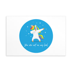 You Are Not On My Level Postcard