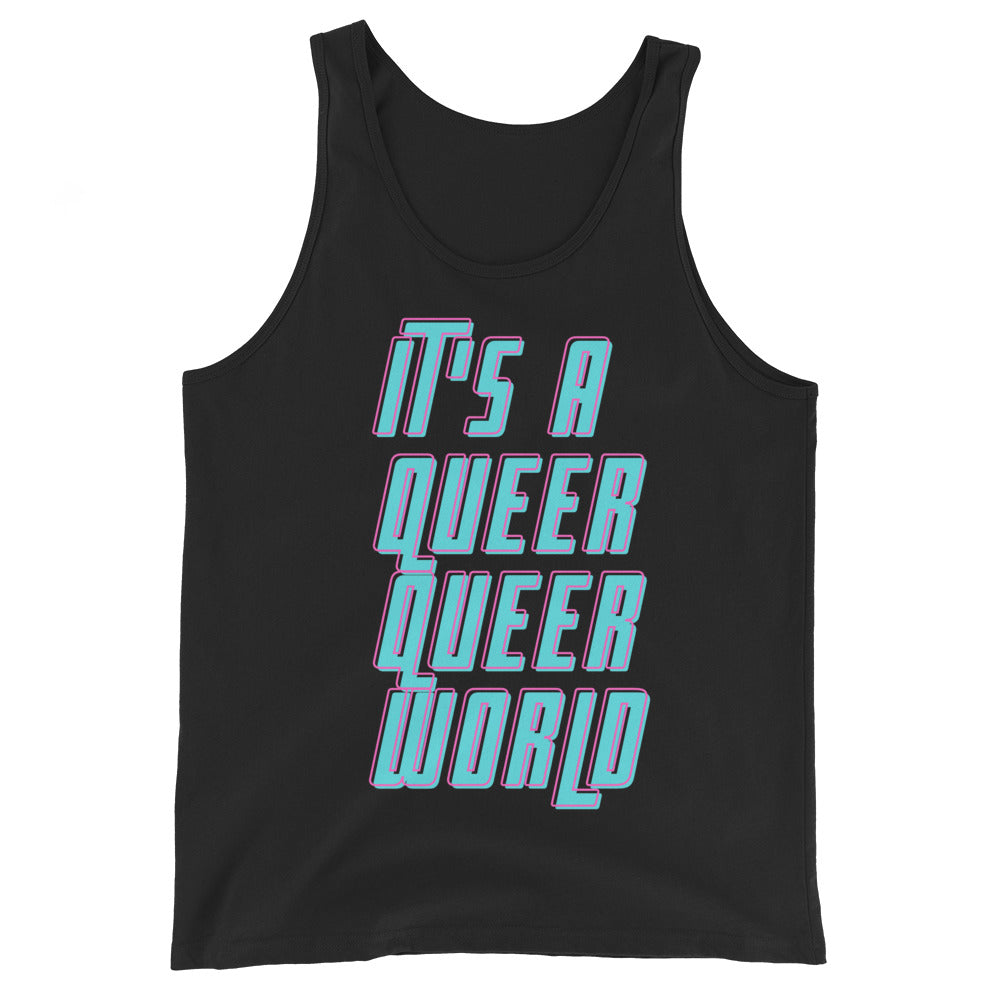 It's A Queer Queer World Unisex Tank Top