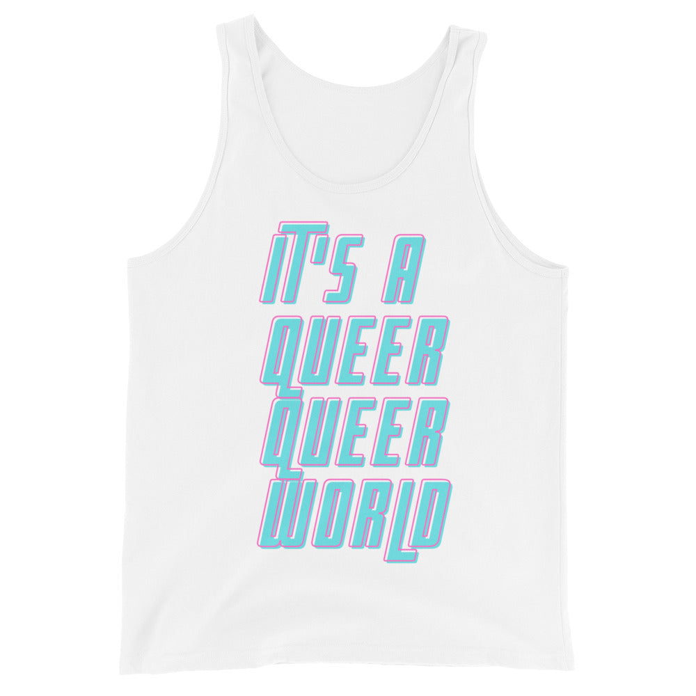 It's A Queer Queer World Unisex Tank Top