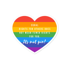 It's Not Pie Bubble-Free Stickers