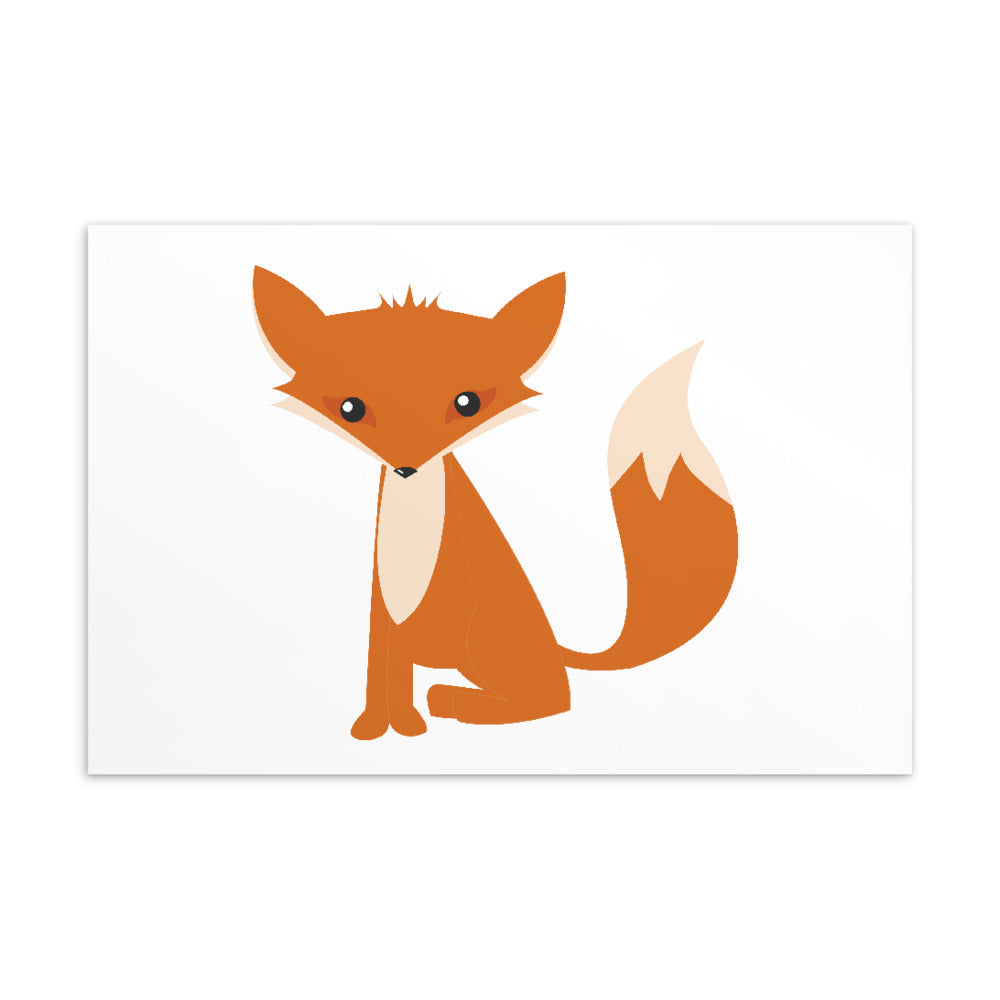 Fox Postcard