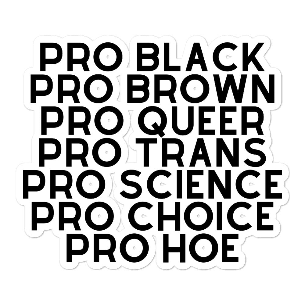 Pro Hoe Bubble-Free Stickers