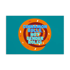 Cinnamon Rolls Not Gender Roles Postcard