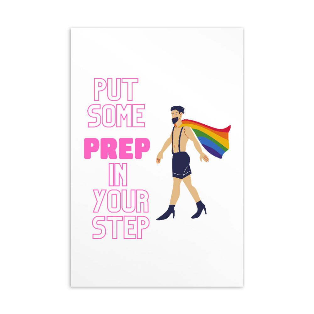 Put Some Prep In Your Step Postcard