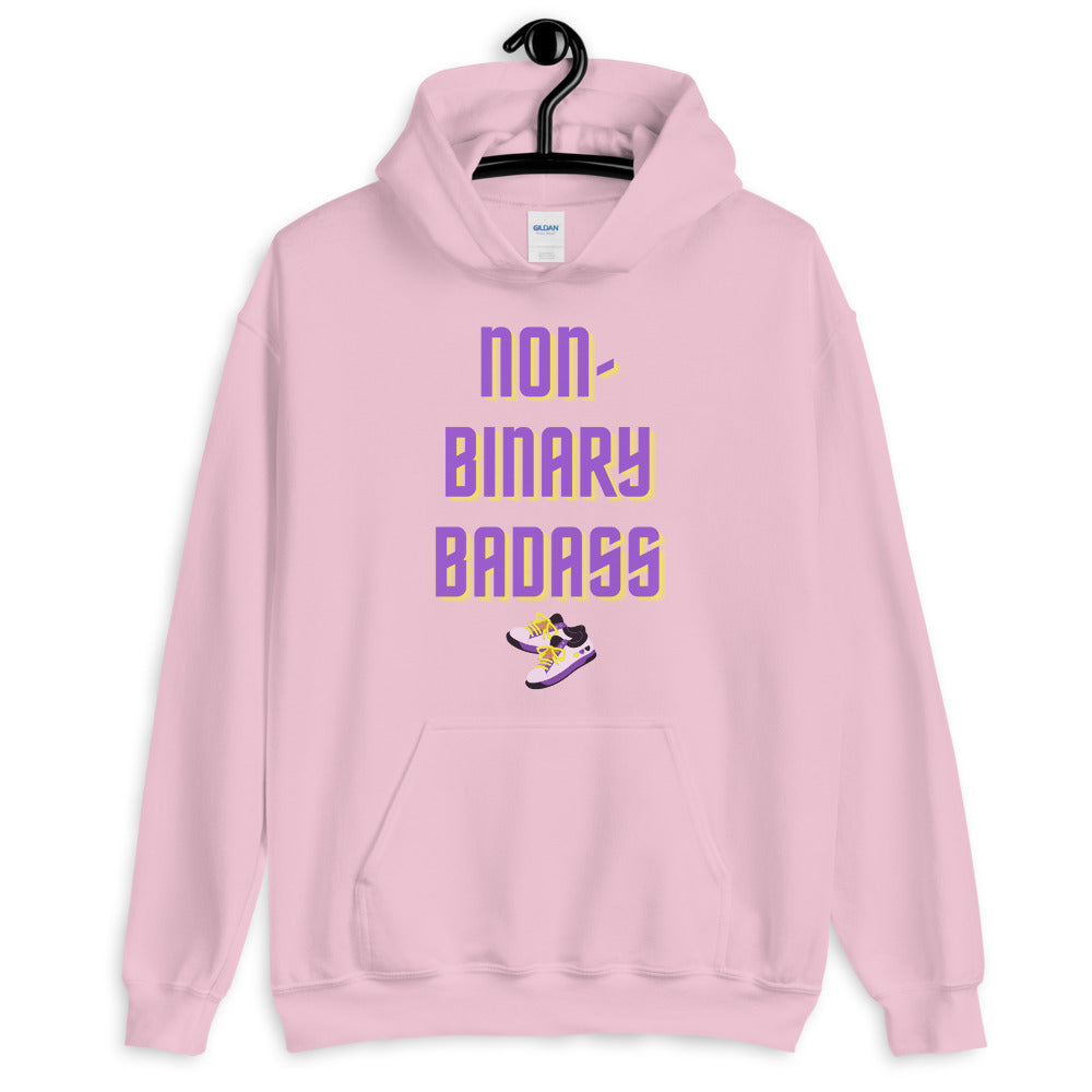 Non-Binary Badass Unisex Hoodie