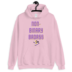 Non-Binary Badass Unisex Hoodie