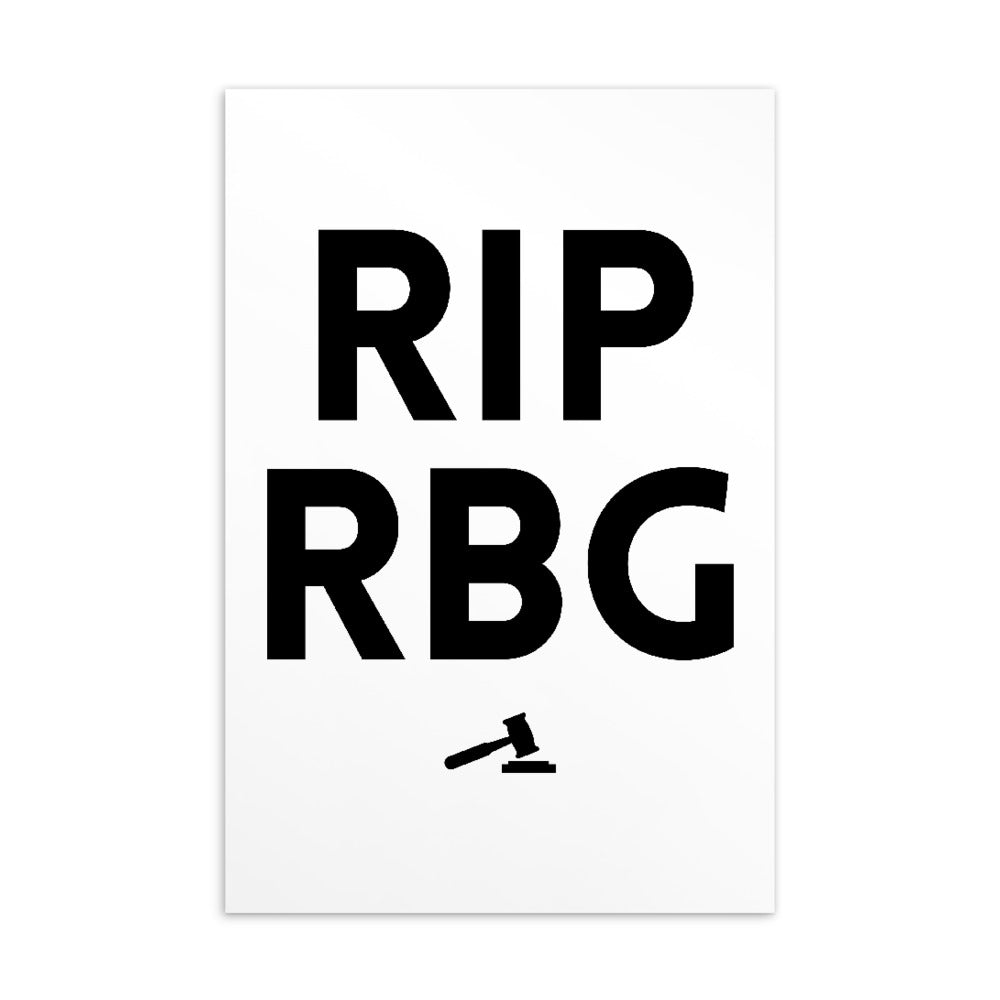 RIP RBG Postcard