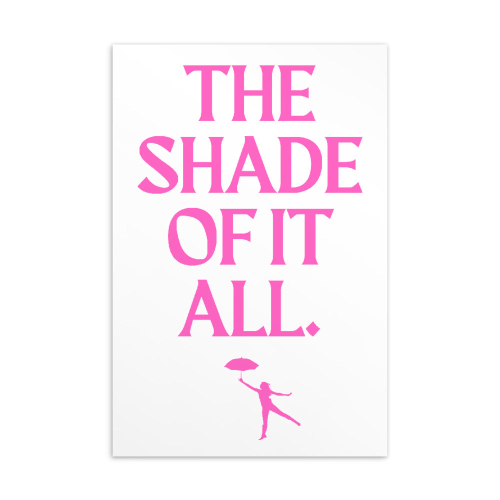 The Shade Of It All Postcard