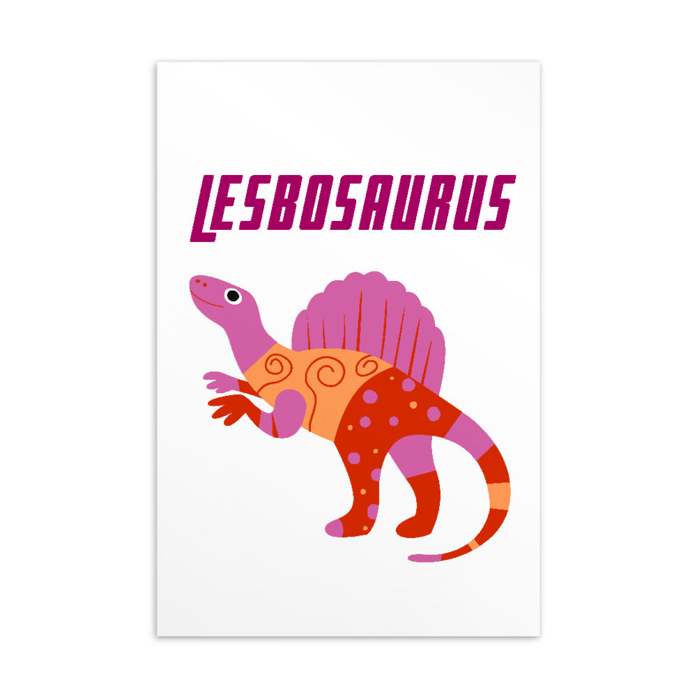Lesbosaurus Postcard