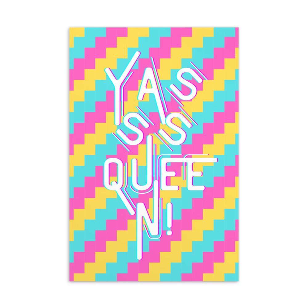 Yasss Queen Postcard