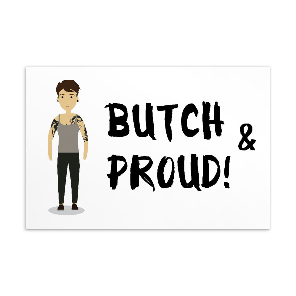 Butch & Proud Postcard