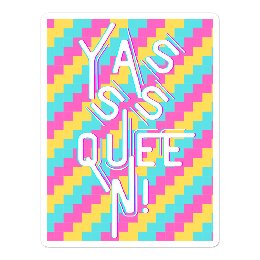 Yasss Queen Bubble-Free Stickers