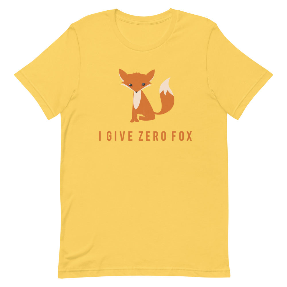 I Give Zero Fox T-Shirt