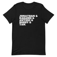 Jonathan & Karamo & Antoni & Bobby & Tan T-Shirt