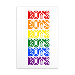 Boys Boys Boys Postcard