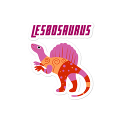 Lesbosaurus Bubble-Free Stickers