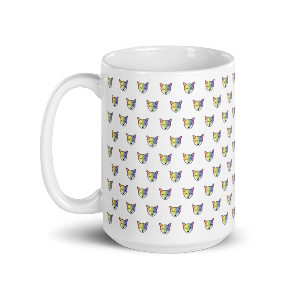 Rainbow Fox Mug