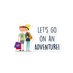 Let's Go On An Adventure Bubble-Free Stickers