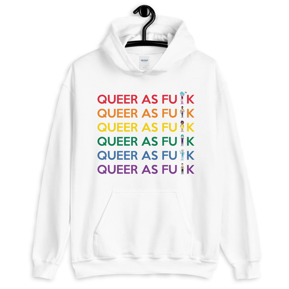 Queer As Fu#k Unisex Hoodie