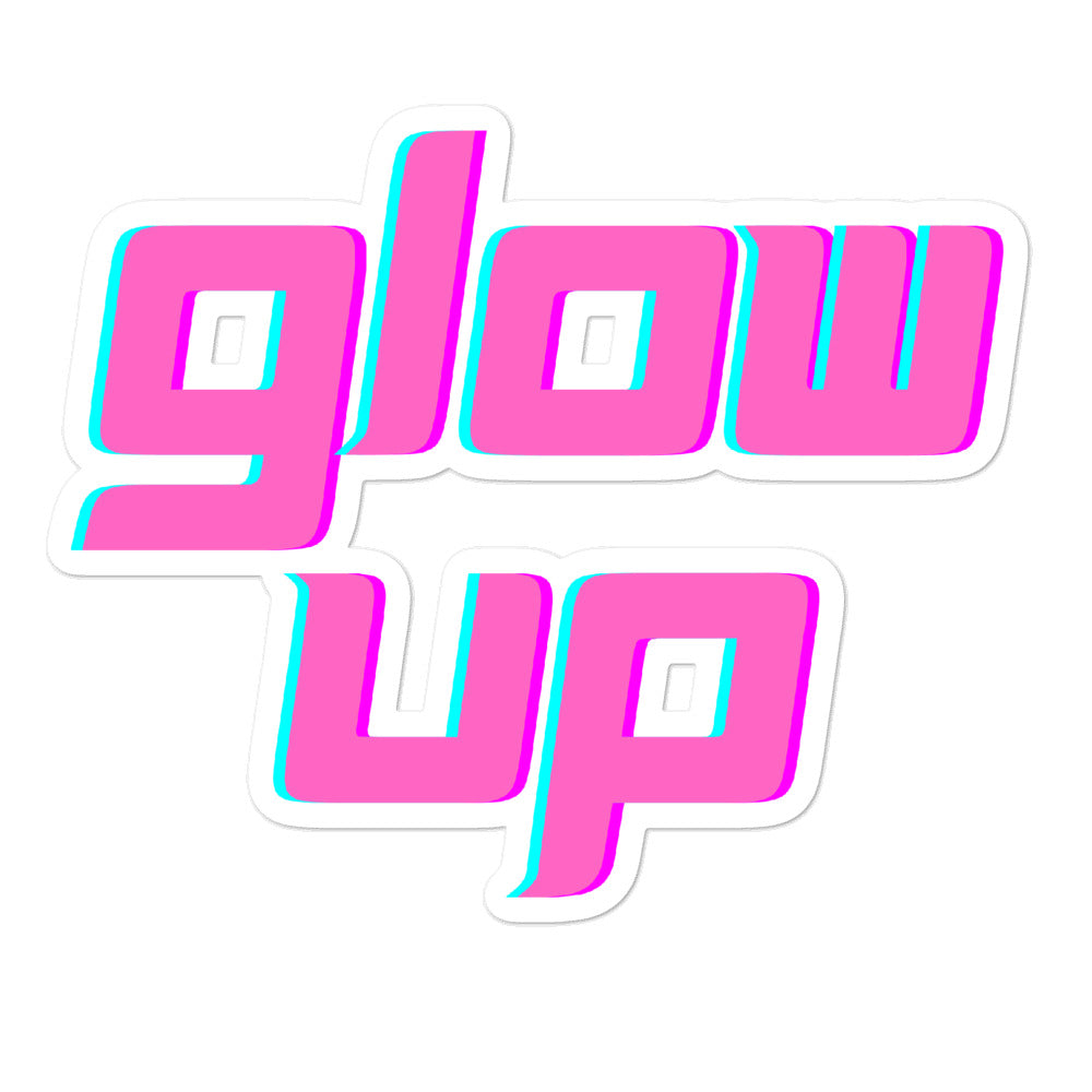 Glow Up Bubble-Free Stickers