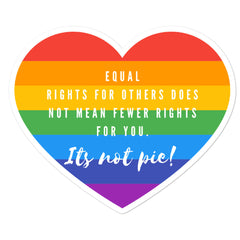 It's Not Pie Bubble-Free Stickers