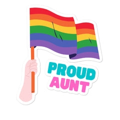 Proud Aunt Bubble-Free Stickers